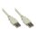 Connections Anschlusskabel USB 2.0 Stecker A an Stecker A, grau, 1,8m
