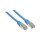 Connections Patchkabel mit Rastnasenschutz, Cat. 6, S/FTP, PiMF, PVC, 250MHz, blau, 3m