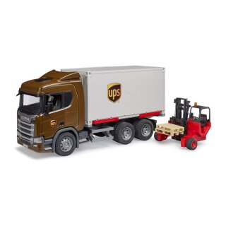 Bruder SCANIA Super 560R UPS Logistics Truck - LKW - 3 Jahr(e) - Acrylnitril-Butadien-Styrol (ABS) - Mehrfarbig