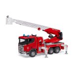 BRUDER Scania Super 560R Feuerwehr mit Drehleiter,...