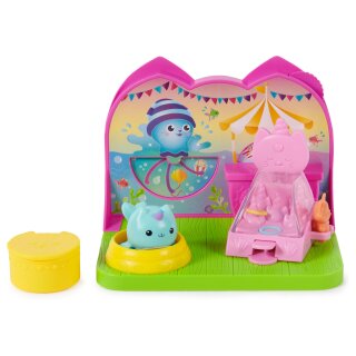 Spinmaster Gabbys Dollhouse Deluxe Room Spielset - Fest-Raum mit Ktzchen Narwal