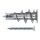Fischer Gipskartondbel Metall GKM 12 (silber, 100 Stck, mit Schraube)