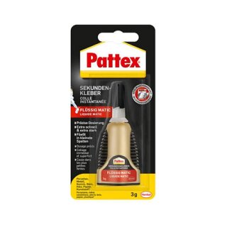Pattex Sekundenkleber Matic Flüssig, Applikatorflasche, 3g