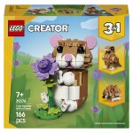 LEGO 31376 Creator 3-in-1 Niedlicher Hamster mit Blume