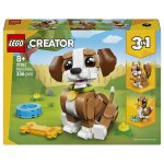 LEGO 31382 Creator 3-in-1 Niedliche Tiere: Verspielter Welpe