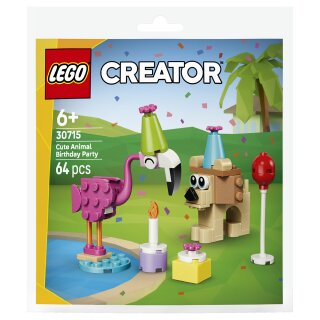 LEGO 30715 Creator Niedliche Tiere Feiern Geburtstag (Polybag)