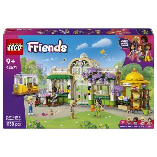 LEGO 42671 Friends Pflanzencaf und Blumenkiosk