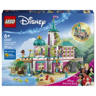 LEGO 43267 Disney Princess Prinzessinnenschloss mit Haustieren