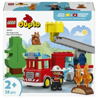 LEGO 10473 DUPLO Town Lschauto mit Schlauch und Feuerwehrmann