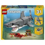 LEGO 31381 Creator 3-in-1 Wilder Hai mit Schatztruhe