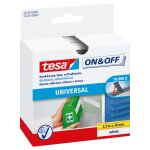 Tesa Klettklebeband 2,5m x 20mm on&off wei 55225