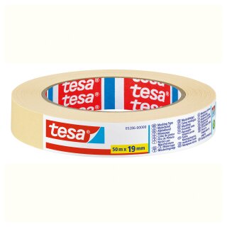 Tesa Kreppband 50m x 19mm Universal beige 05286