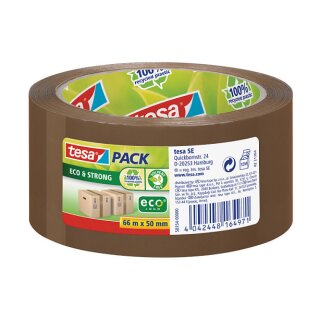 Tesa Packband eco&strong 50mm x 66m braun