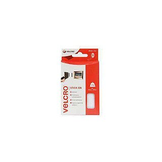 VELCRO Klettband Selbstklebend, Haken & Flausch 20mm x1m Wei