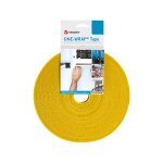 VELCRO One Wrap Band 30 mm breit, gelb, 25 m