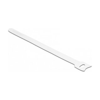 Delock Klett-Kabelbinder L 200 x B 12 mm weiß 10 Stück