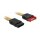 Delock Verlängerungskabel SATA 3 Gb/s Stecker > SATA Buchse 100 cm gelb
