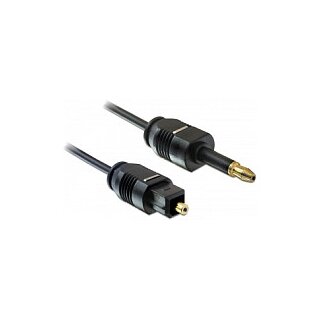 Toslink Kabel Standard Stecker > Toslink mini 3,5 mm Stecker 1 m
