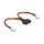 Delock SATA Stromkabel 15 Pin Stecker zu 2 x Floppy 4 Pin Buchse 15 cm