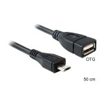 Delock Kabel USB micro-B Stecker > USB 2.0-A Buchse...