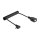Delock Kabel USB micro-B Stecker gewinkelt > USB 2.0-A Buchse OTG Spiralkabel