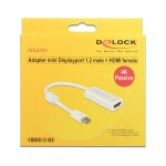 Delock Adapter mini DisplayPort 1.2 Stecker > HDMI...