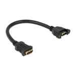 Delock Kabel HDMI-A Buchse > HDMI-A Buchse zum Einbau...