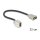 Delock Keystone Modul HDMI Buchse 250° > HDMI Buchse mit Kabel weiß