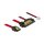 Kabel SATA 6 Gb/s 7 Pin Buchse + 2 Pin Strom Buchse > SATA 22 Pin Buchse gerade (5 V) Metall 10 cm