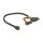 Delock Kabel SFF-8643 Stecker > U.2 SFF-8639 Buchse + SATA Stromanschluss 30 cm