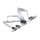 Mini PCIe I/O PCIe full size 2 x Seriell RS-232, 1 x Parallel