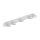 19" Kabelmanagement Panel universal grau