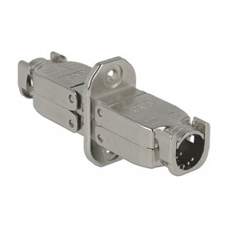 Delock Verbinder für Netzwerkkabel Cat.6 STP werkzeugfrei zum Einbau