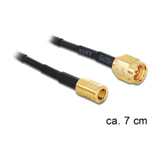 Delock Antennenkabel SMA Stecker > SMB Stecker 70 mm