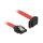 Delock SATA 6 Gb/s Kabel gerade auf oben gewinkelt 50 cm rot