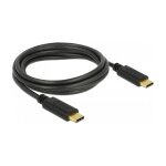 Delock USB 2.0 Kabel Type-C zu Type-C 2 m PD 5 A E-Marker