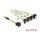 Delock Kabel Mini SAS HD SFF-8643 > 4 x SATA 7 Pin gewinkelt 0,5 m