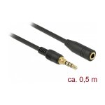 Delock Klinkenverlängerungskabel 3,5 mm 4 Pin...