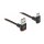 Delock EASY-USB 2.0 Kabel Typ-A Stecker zu USB Type-C™ Stecker gewinkelt oben / unten 2 m schwarz