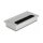 Kabeldurchführung für Tischeinbau mit Bürste 160 x 80 x 28 mm silber