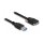 USB 5 Gbps Kabel Typ-A Stecker zu Typ Micro-B Stecker mit Schrauben 0,5 m