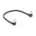 Delock RJ45 Netzwerkkabel Cat.6A S/FTP Slim 90° unten / unten gewinkelt 0,25 m schwarz