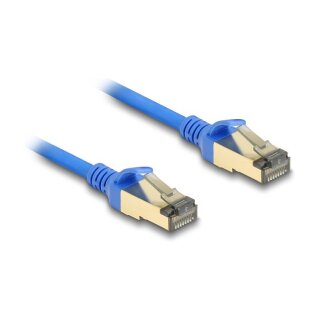 Delock RJ45 Netzwerkkabel Cat.8.1 F/FTP Slim 5 m blau