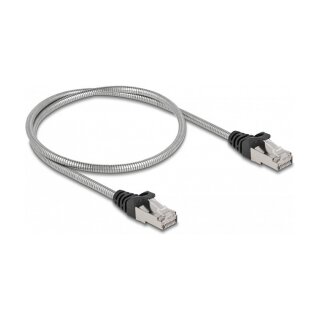RJ45 Kabel Cat.6A U/FTP mit Metallmantel 0,5 m