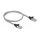 RJ45 Kabel Cat.6A U/FTP mit Metallmantel 0,5 m