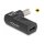 Delock Adapter für Notebook Ladekabel USB Type-C™ Buchse zu 5,5 x 2,5 mm Stecker 90° gewinkelt