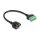 Delock RJ45 Kabel Cat.6 Buchse zu Terminalblock Adapter zum Einbau 30 cm 2-teilig