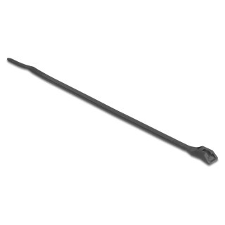 Kabelbinder mit flachem Kopf L 205 x B 2,5 mm 100 Stück schwarz