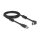USB 5 Gbps Kabel Typ-A Stecker zu Typ-B Stecker 90° links gewinkelt 2 m