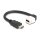 Keystone Modul Kabel HDMI Stecker zu Buchse 90° gewinkelt 8K 60 Hz 20 cm schwarz